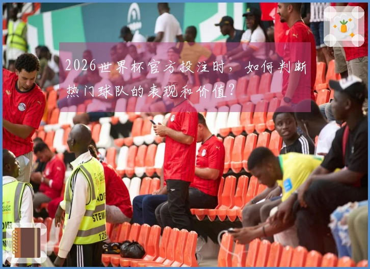 2026世界杯官方投注时，如何判断热门球队的表现和价值？